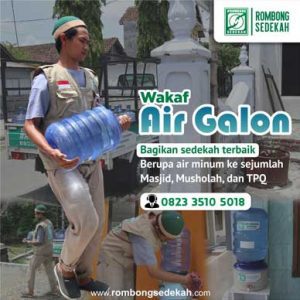 sedekah air galon